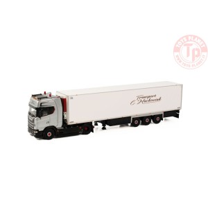 SCANIA S HIGHLINE CS20H 4X2 REEFER TRAILER - 3 AXLE - Mackowiak WSI 01-3504 WSI MODELS