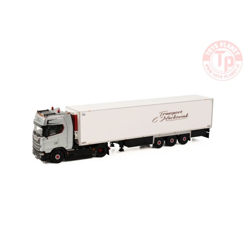 SCANIA S HIGHLINE CS20H 4X2 REEFER TRAILER - 3 AXLE - Mackowiak WSI 01-3504 WSI MODELS
