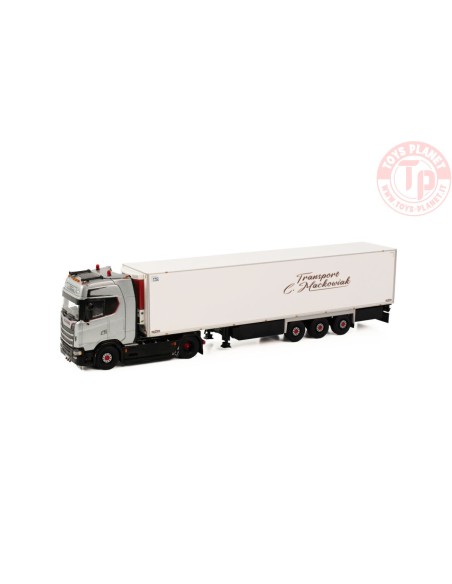 SCANIA S HIGHLINE CS20H 4X2 REEFER TRAILER - 3 AXLE - Mackowiak WSI 01-3504 WSI MODELS