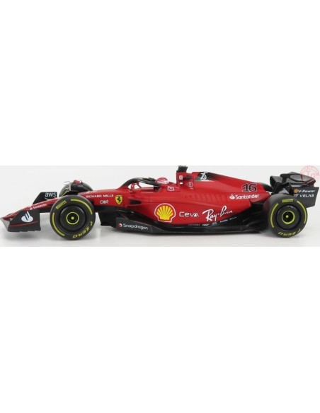 FERRARI F1-75 F1 2022 LECLERC BU16811LE BURAGO FERRARI F1-75 F1 2022 LECLERC BU16811LE BURAGO