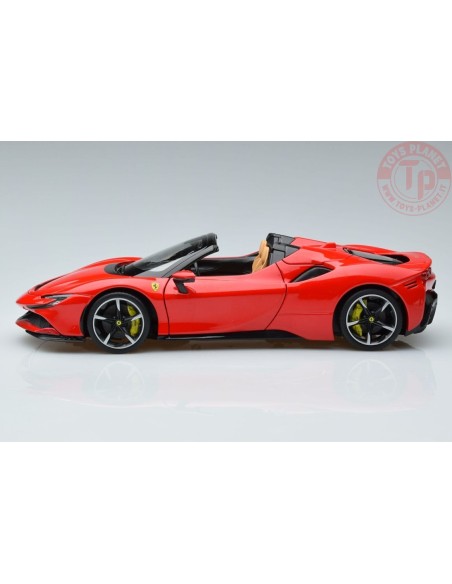 FERRARI SF90 STRADALE HYBRID SPIDER RED 1000HP OPEN 2020 1:18 BU18016CAR BURAGO FERRARI SF90 STRADALE HYBRID SPIDER RED 1000HP OPEN 2020 1:18 BU18016CAR BURAGO
