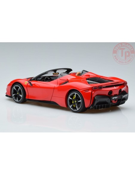 FERRARI SF90 STRADALE HYBRID SPIDER RED 1000HP OPEN 2020 1:18 BU18016CAR BURAGO FERRARI SF90 STRADALE HYBRID SPIDER RED 1000HP OPEN 2020 1:18 BU18016CAR BURAGO