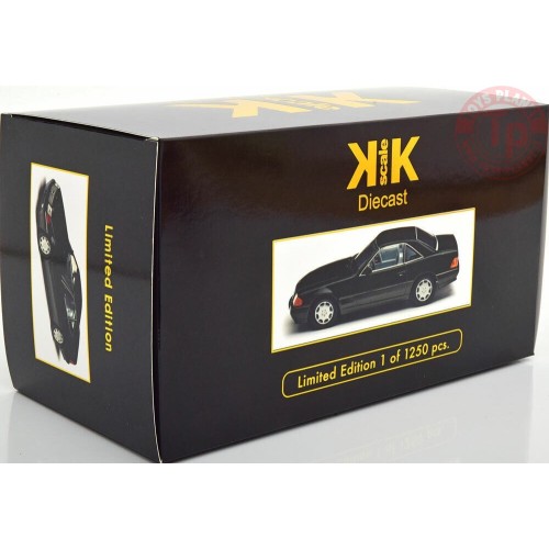 Mercedes Benz 500 SL black 1993 1/18 KK SCALE 180371 KK-SCALE