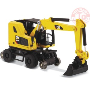 CAT M323F RAILROAD WHEELED EXCAVATOR DIECAST MASTERS 85612 DIECAST MASTERS