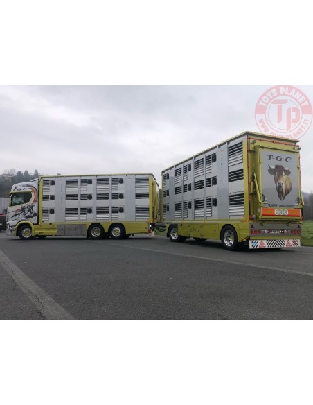 Scania STG livestock trailer TGC IMC 32-0165 IMC MODELS Scania STG livestock trailer TGC IMC 32-0165 IMC MODELS