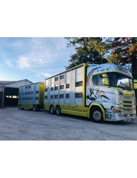 Scania STG livestock trailer TGC IMC 32-0165 IMC MODELS Scania STG livestock trailer TGC IMC 32-0165 IMC MODELS