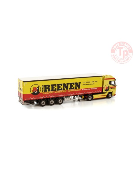 DAF XG 4X2 CURTAINSIDE TRAILER - 3 AXLE VAN REENEN WSI 01-3855 WSI MODELS DAF XG 4X2 CURTAINSIDE TRAILER - 3 AXLE VAN REENEN WSI 01-3855 WSI MODELS
