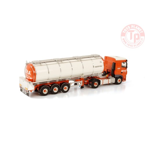 DAF XF SPACE CAB MY2017 4X2 TANK TRAILER - 3 AXLE SITRA WSI 01-3764 WSI MODELS