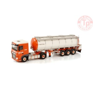 DAF XF SPACE CAB MY2017 4X2 TANK TRAILER - 3 AXLE SITRA WSI 01-3764 WSI MODELS