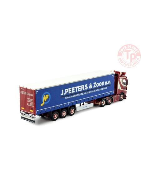 Volvo FH05 met schuifzeilentrailer Peeters TEKNO 83728 TEKNO
