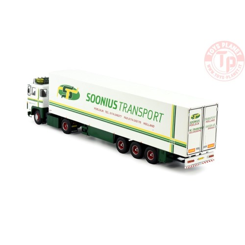 Scania 141 met 3-assige koeloplegger Soonius TEKNO 81236 TEKNO