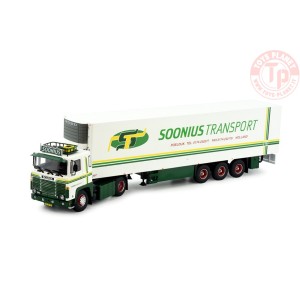 Scania 141 met 3-assige koeloplegger Soonius TEKNO 81236 TEKNO