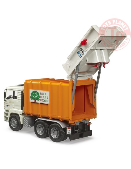 Camion dei rifiuti a caricamento posteriore MAN TGA BRUDER 02772 BRUDER