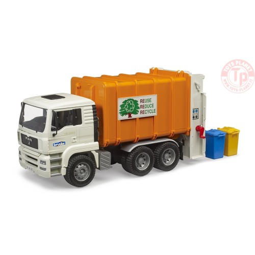 Camion dei rifiuti a caricamento posteriore MAN TGA BRUDER 02772 BRUDER