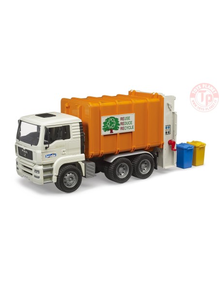 Camion dei rifiuti a caricamento posteriore MAN TGA BRUDER 02772 BRUDER