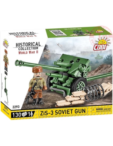 ZiS-3 76 mm Divisional Gun M1942 COBI 2293 COBI