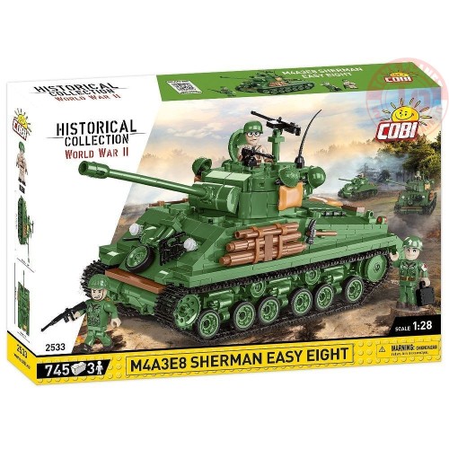 M4A3E8 Sherman Easy Eight COBI 2533 COBI