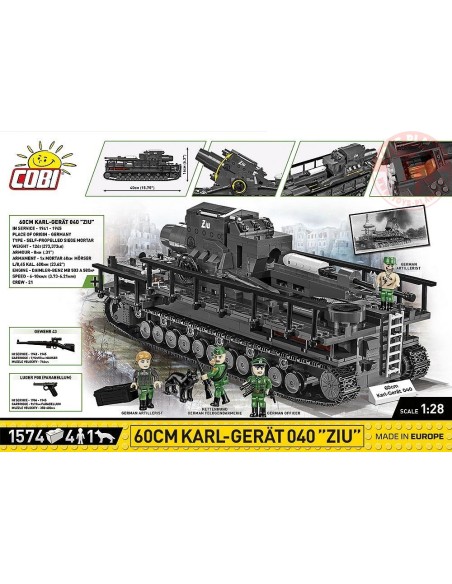 60 cm Karl-Gerät 040 ZIU COBI 2560 COBI 60 cm Karl-Gerät 040 ZIU COBI 2560 COBI