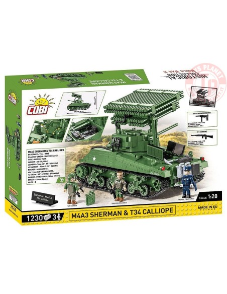 M4A3 Sherman & T34 Calliope - Executive Editon COBI 2569 COBI M4A3 Sherman & T34 Calliope - Executive Editon COBI 2569 COBI