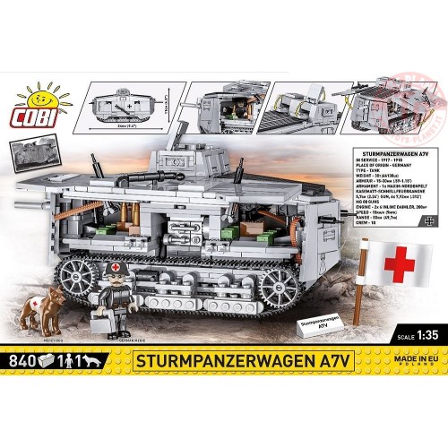 Sturmpanzerwagen A7V COBI 2989 COBI