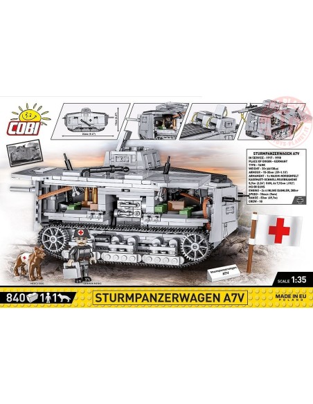 Sturmpanzerwagen A7V COBI 2989 COBI
