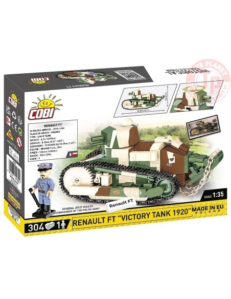 Renault FT "Victory Tank 1920" COBI 2992 COBI Renault FT "Victory Tank 1920" COBI 2992 COBI