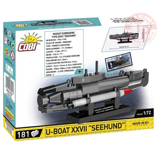 U-Boat XXVII Seehund COBI 4846 COBI