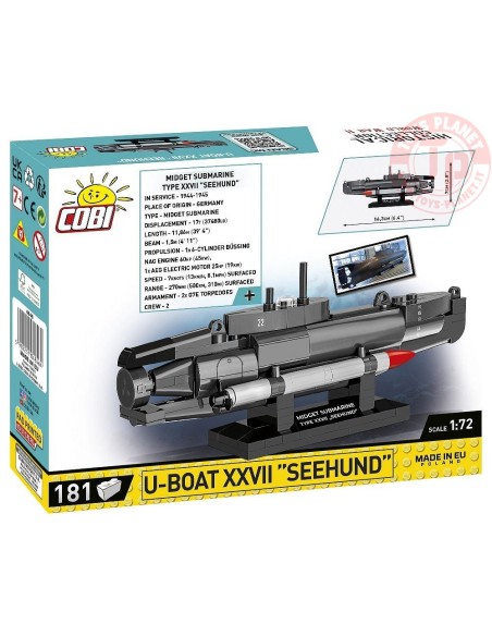 U-Boat XXVII Seehund COBI 4846 COBI
