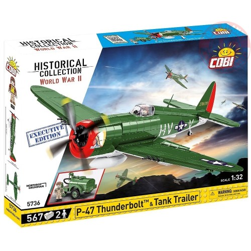 P-47 Thunderbolt & Tank Trailer - Executive Edition COBI 5736 COBI