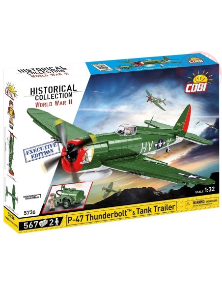 P-47 Thunderbolt & Tank Trailer - Executive Edition COBI 5736 COBI