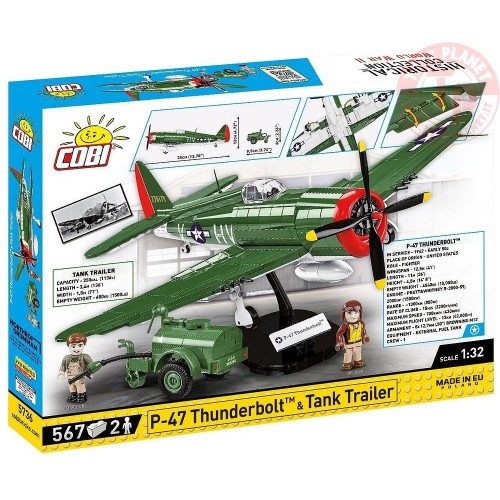 P-47 Thunderbolt & Tank Trailer - Executive Edition COBI 5736 COBI