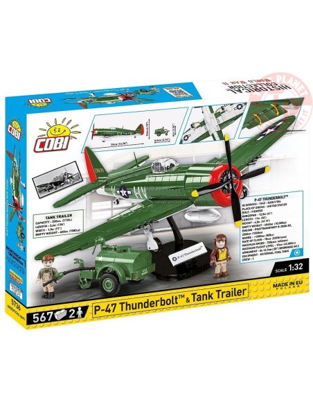 P-47 Thunderbolt & Tank Trailer - Executive Edition COBI 5736 COBI