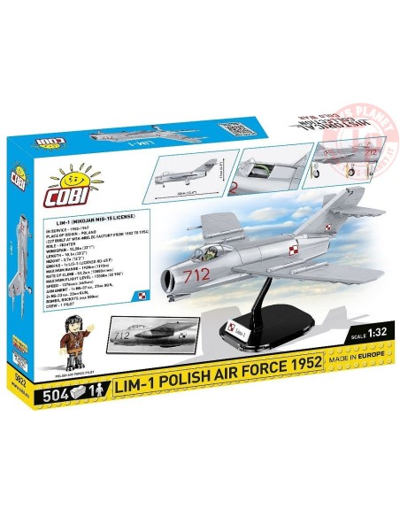 Lim-1 Polish Air Force 1952 COBI 5822 COBI Lim-1 Polish Air Force 1952 COBI 5822 COBI