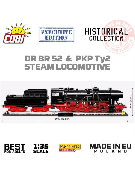 DRB CLASS 52 STEAM LOCOMOTIVE EXECUTIVE EDITION COBI 6280 COBI