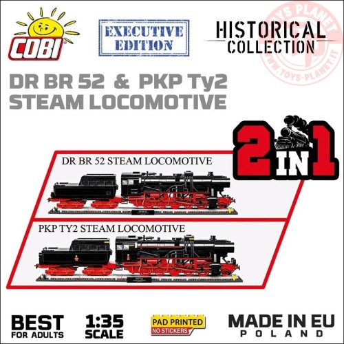 DRB CLASS 52 STEAM LOCOMOTIVE EXECUTIVE EDITION COBI 6280 COBI