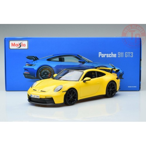 Porsche 911 GT3 Coupe Yellow Limited Edition 1:18 MAISTO 36458Y MAISTO