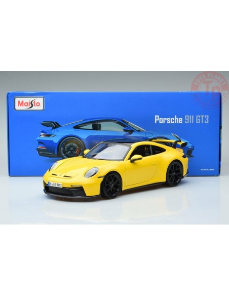 Porsche 911 GT3 Coupe Yellow Limited Edition 1:18 MAISTO 36458Y MAISTO Porsche 911 GT3 Coupe Yellow Limited Edition 1:18 MAISTO 36458Y MAISTO