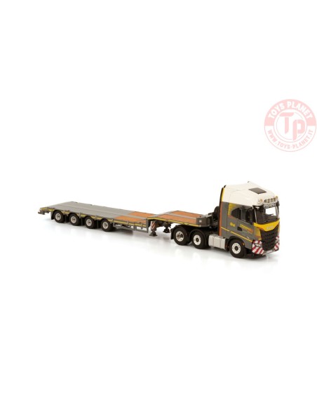 IVECO S-WAY AS HIGH 6X2 TWINSTEER SEMI LOWLOADER - 4 AXLE - FRIDERICI WSI 01-3908 WSI MODELS IVECO S-WAY AS HIGH 6X2 TWINSTEER SEMI LOWLOADER - 4 AXLE - FRIDERICI WSI 01-3908 WSI MODELS