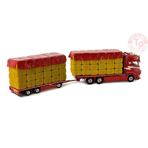Scania Next Gen S-serie Highline con carico coperto di paglia - Vandemoortel TEKNO 82667 TEKNO