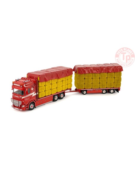 Scania Next Gen S-serie Highline con carico coperto di paglia - Vandemoortel TEKNO 82667 TEKNO