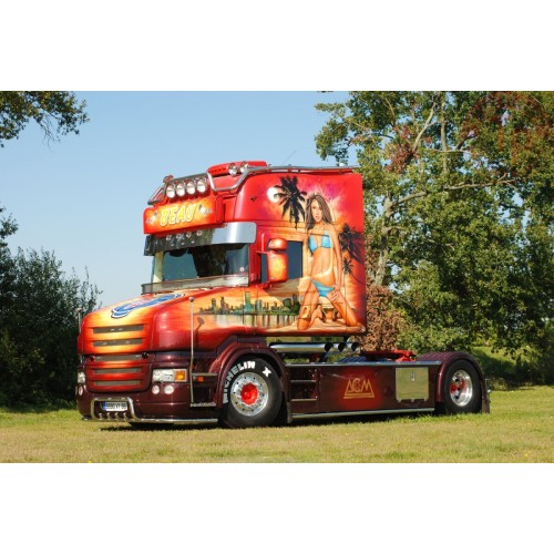 SCANIA T5 TORPEDO TOPLINE 4X2 TRANSPORT BEAU WSI 01-3787 WSI MODELS