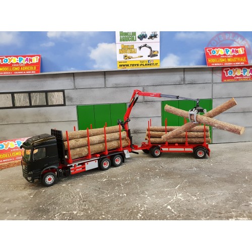 Mercedes Benz camion legname con gru Palfinger Epsilon M 120 Z CONRAD 78183/01 CONRAD