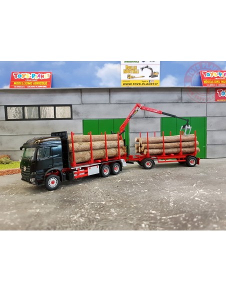 Mercedes Benz camion legname con gru Palfinger Epsilon M 120 Z CONRAD 78183/01 CONRAD
