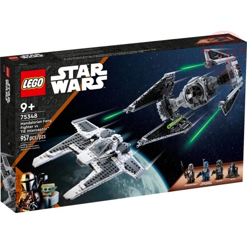 Fang Fighter mandaloriano vs TIE Interceptor LEGO STAR WARS 75348 LEGO