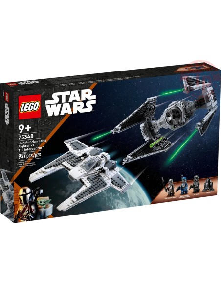 Fang Fighter mandaloriano vs TIE Interceptor LEGO STAR WARS 75348 LEGO
