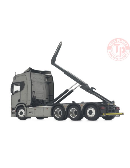 Scania R500 series with Meiller hooklift dark gray MARGE MODELS 2307-02 MARGE MODELS