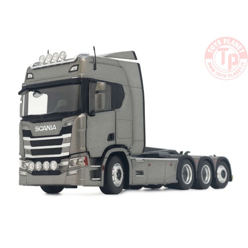 Scania R500 series with Meiller hooklift dark gray MARGE MODELS 2307-02 MARGE MODELS