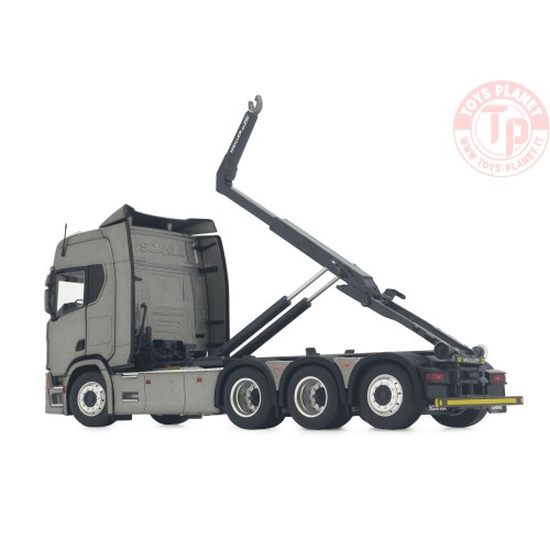 Scania R500 series with Meiller hooklift dark gray MARGE MODELS 2307-02 MARGE MODELS