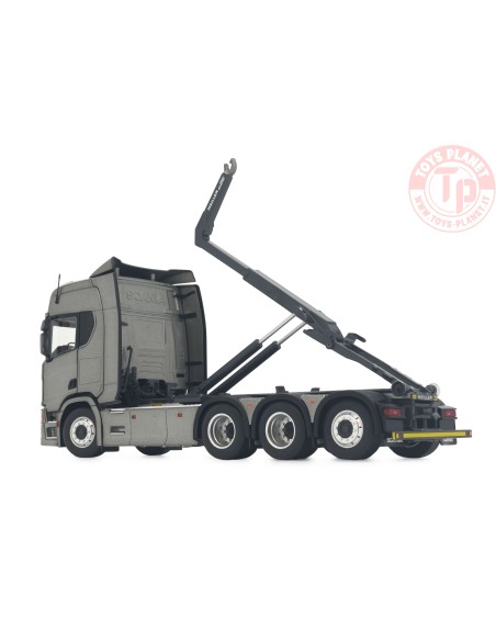 Scania R500 series with Meiller hooklift dark gray MARGE MODELS 2307-02 MARGE MODELS