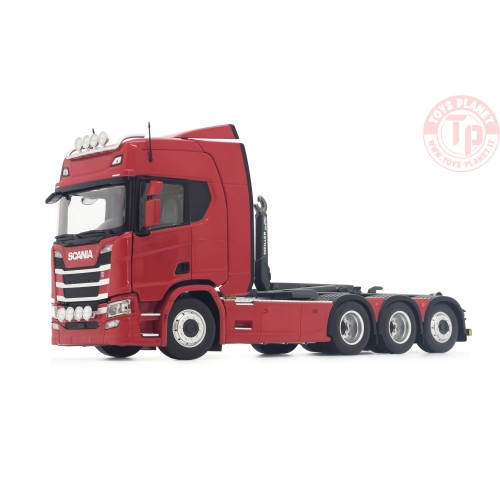 Scania R500 series with Meiller hooklift red MARGE MODELS 2307-03 MARGE MODELS